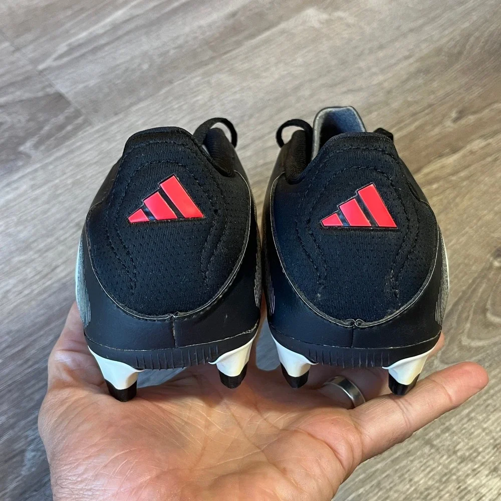 Adidas Copa Pure 2 League FG Soccer Cleats White Black Red IE1173 Mens 6.5